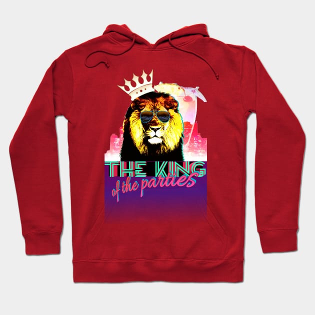 Lion's party Hoodie by Cybertrunk